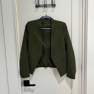 Theory Lanai Blazer olive green